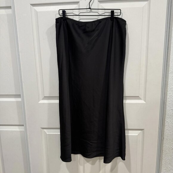 1.STATE Printed Midi Skirt Floral Black Multicolored (SET OF 2) Size X-LARGE XL - Picture 7 of 14